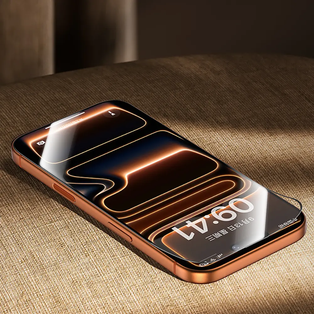iPhone 16 Pro Safir Kaplamalı Cam Ekran Koruyucu - Benks Glass Warrior 2.0 EZFita
