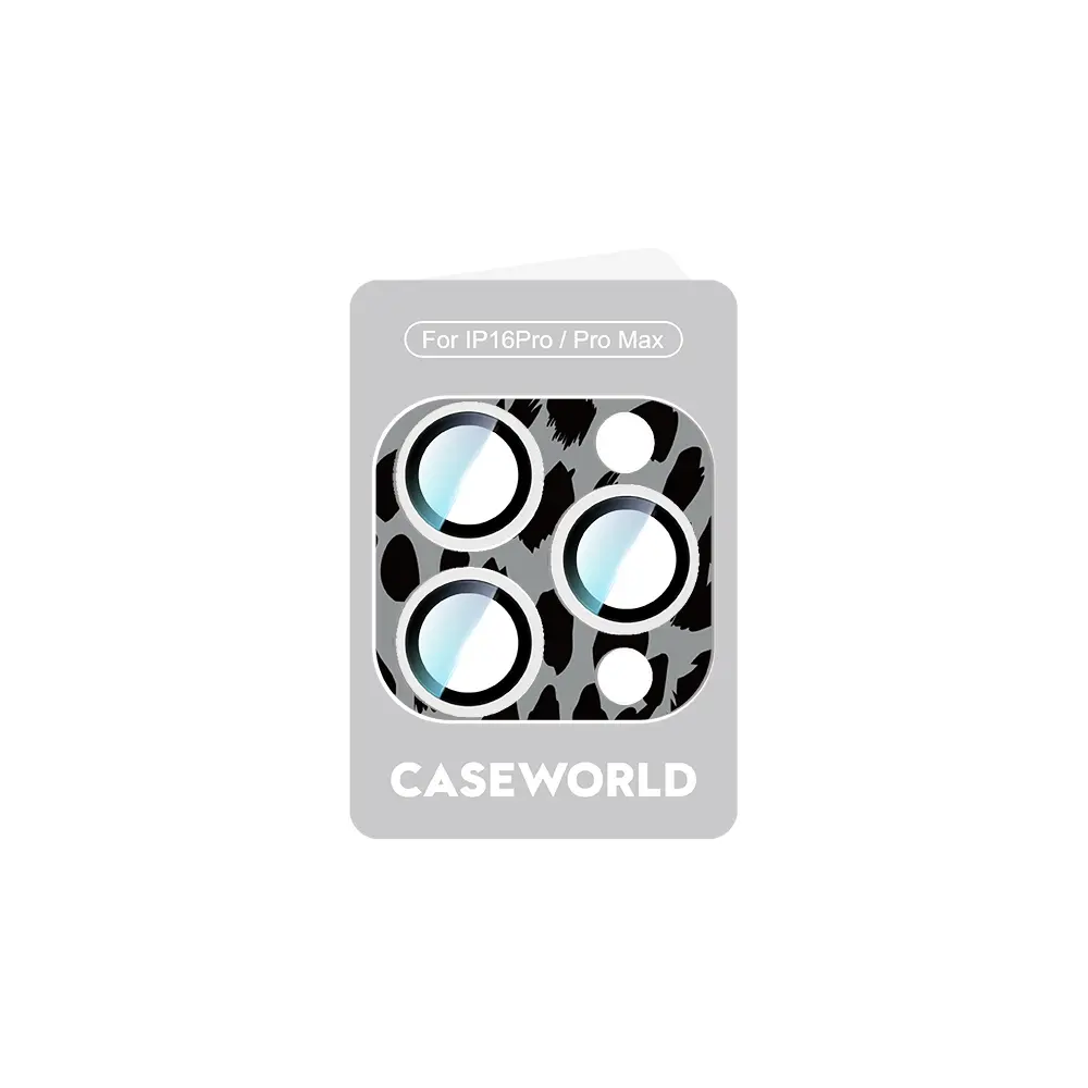 iPhone 16 Pro Kamera Lens Koruyucu, 9H Temperli Cam - CaseWorld Crystal Color