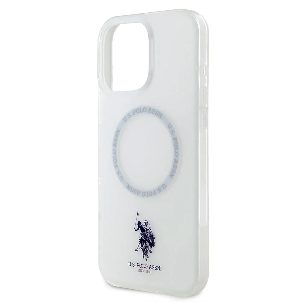iPhone 16 Pro MagSafe Uyumlu Ring Kapak - U.S. Polo Assn. Double Horse