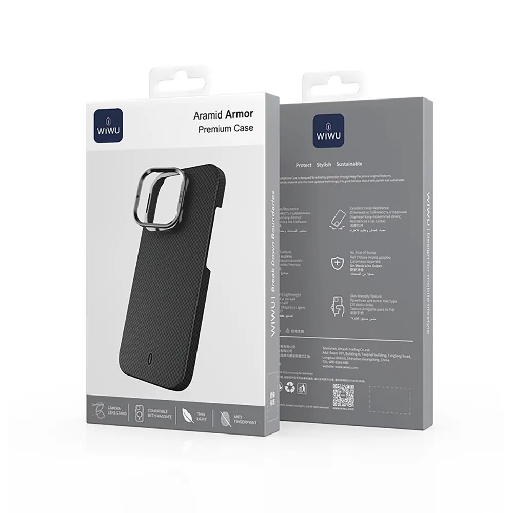 iPhone 16 Pro MagSafe Uyumlu Kamera Standlı Kılıf - Wiwu DCC-208