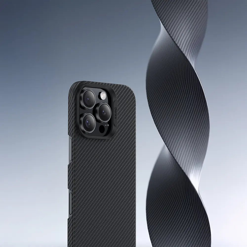 iPhone 16 Pro MagSafe Uyumlu Kevlar Fiber Kılıf - Benks ArmorAir