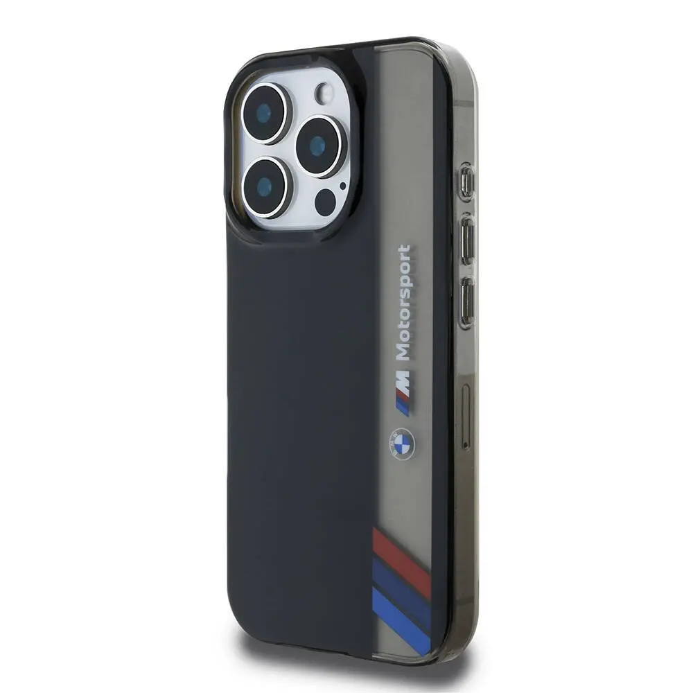 iPhone 16 Pro Lisanslı BMW M Logolu Motorsport Kılıf - Siyah