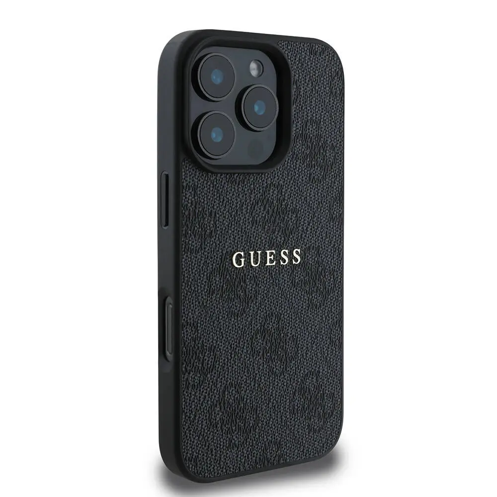 iPhone 16 Pro MagSafe Uyumlu 4G Desenli Kılıf - Guess Lisanslı