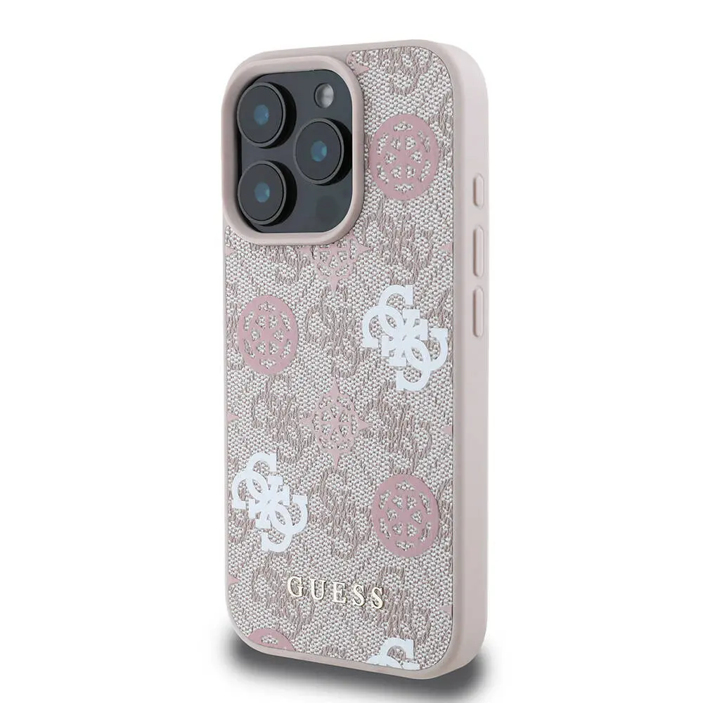 iPhone 16 Pro MagSafe Uyumlu 4G Desenli Kılıf - Guess Peony