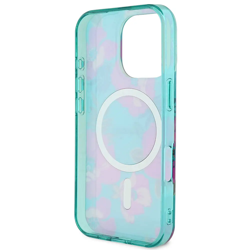 iPhone 16 Pro MagSafe Uyumlu Lisanslı Kılıf - Guess Flower Ring