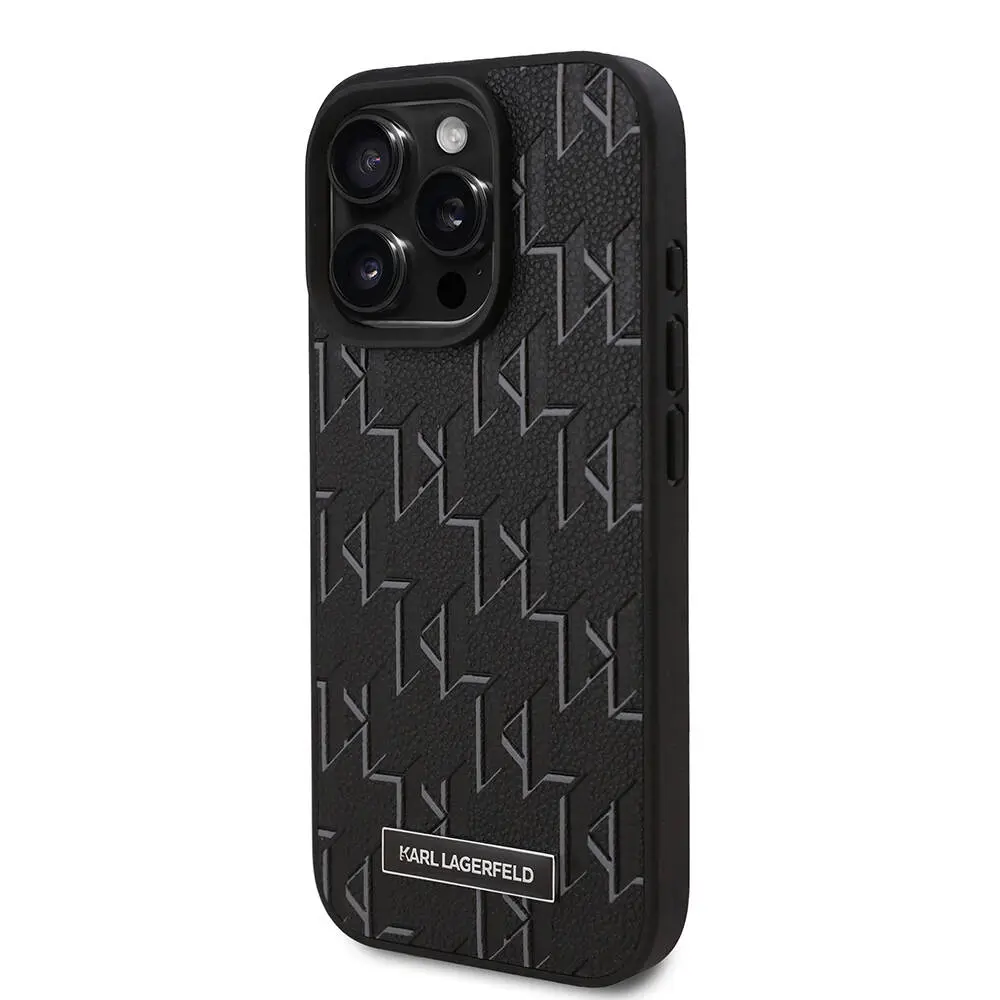 iPhone 16 Pro MagSafe Uyumlu Kılıf - Karl Lagerfeld KL Hot Stamp