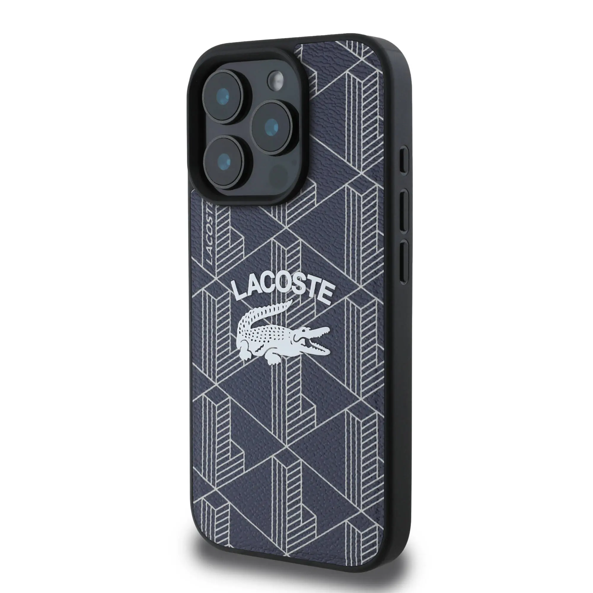 iPhone 16 Pro MagSafe Uyumlu Kılıf - Lacoste Mono Vintage Logo