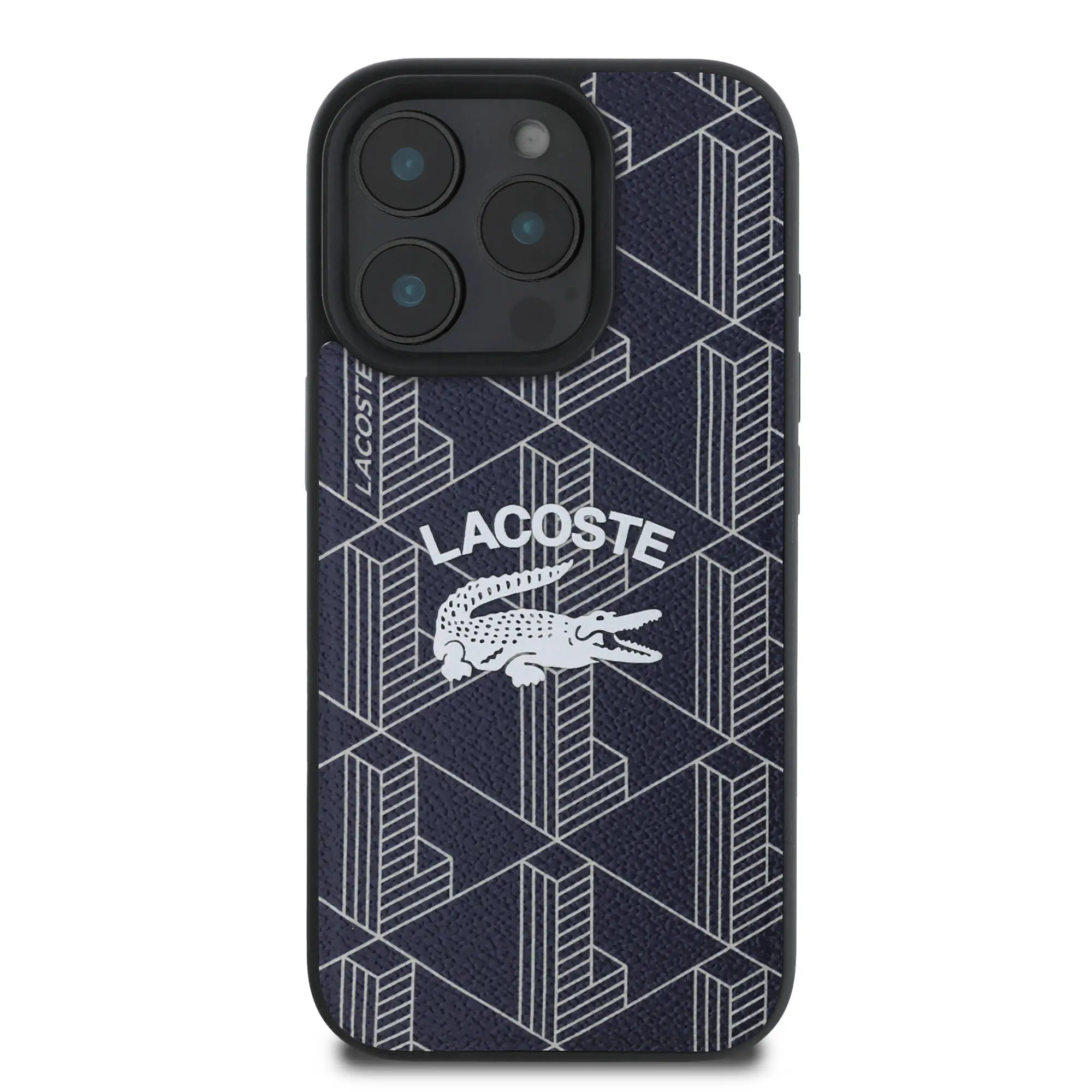 iPhone 16 Pro MagSafe Uyumlu Kılıf - Lacoste Mono Vintage Logo