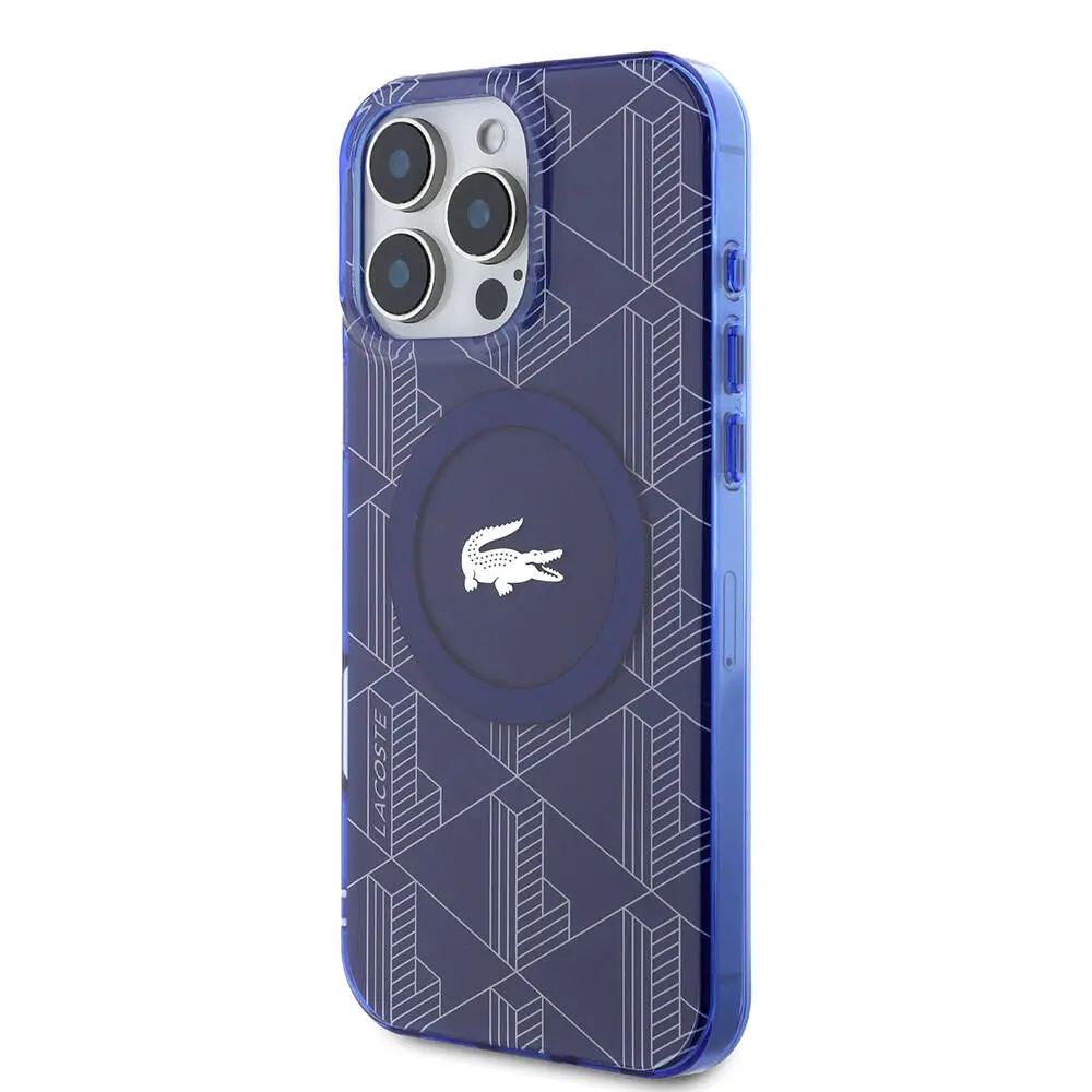 iPhone 16 Pro MagSafe Uyumlu IML Baskılı Kılıf - Lacoste Monogram