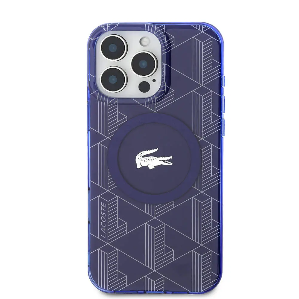 iPhone 16 Pro MagSafe Uyumlu IML Baskılı Kılıf - Lacoste Monogram