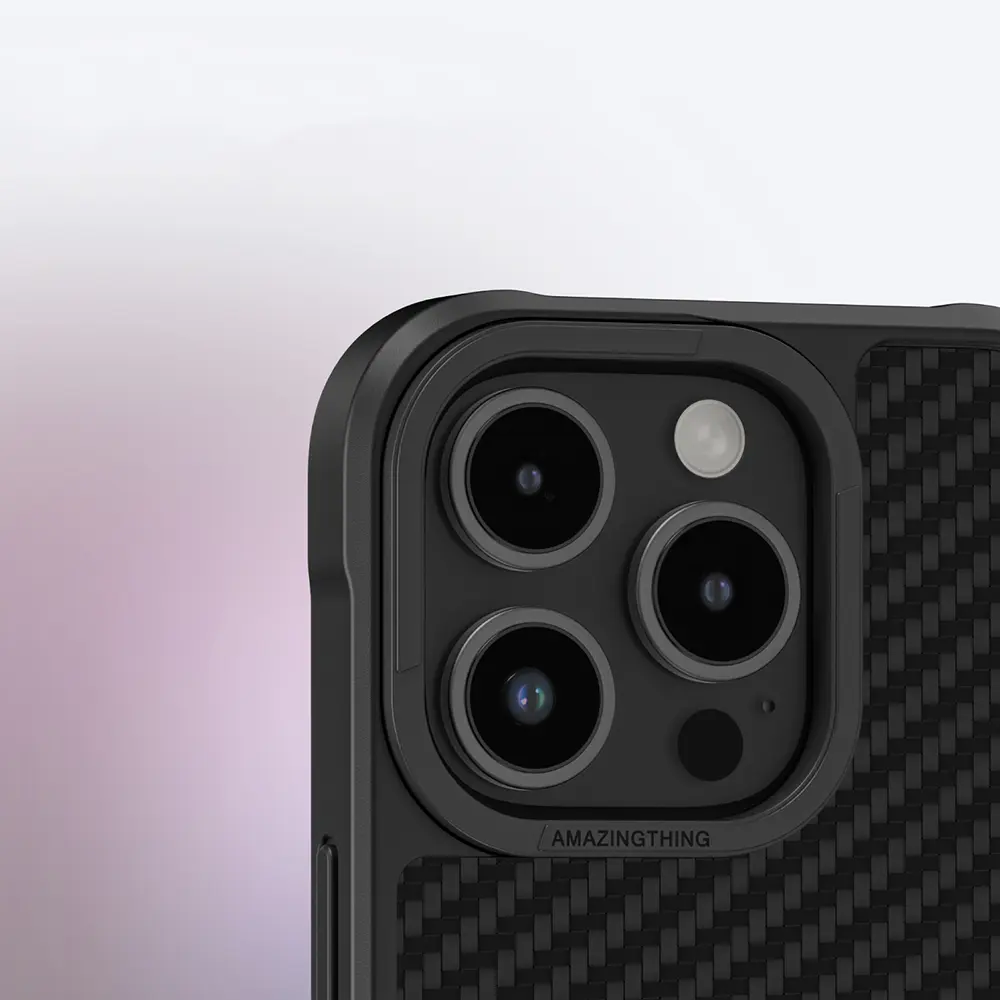 iPhone 16 Pro MagSafe Uyumlu Aramid Fiber Kılıf - Amazingthing Titan Max