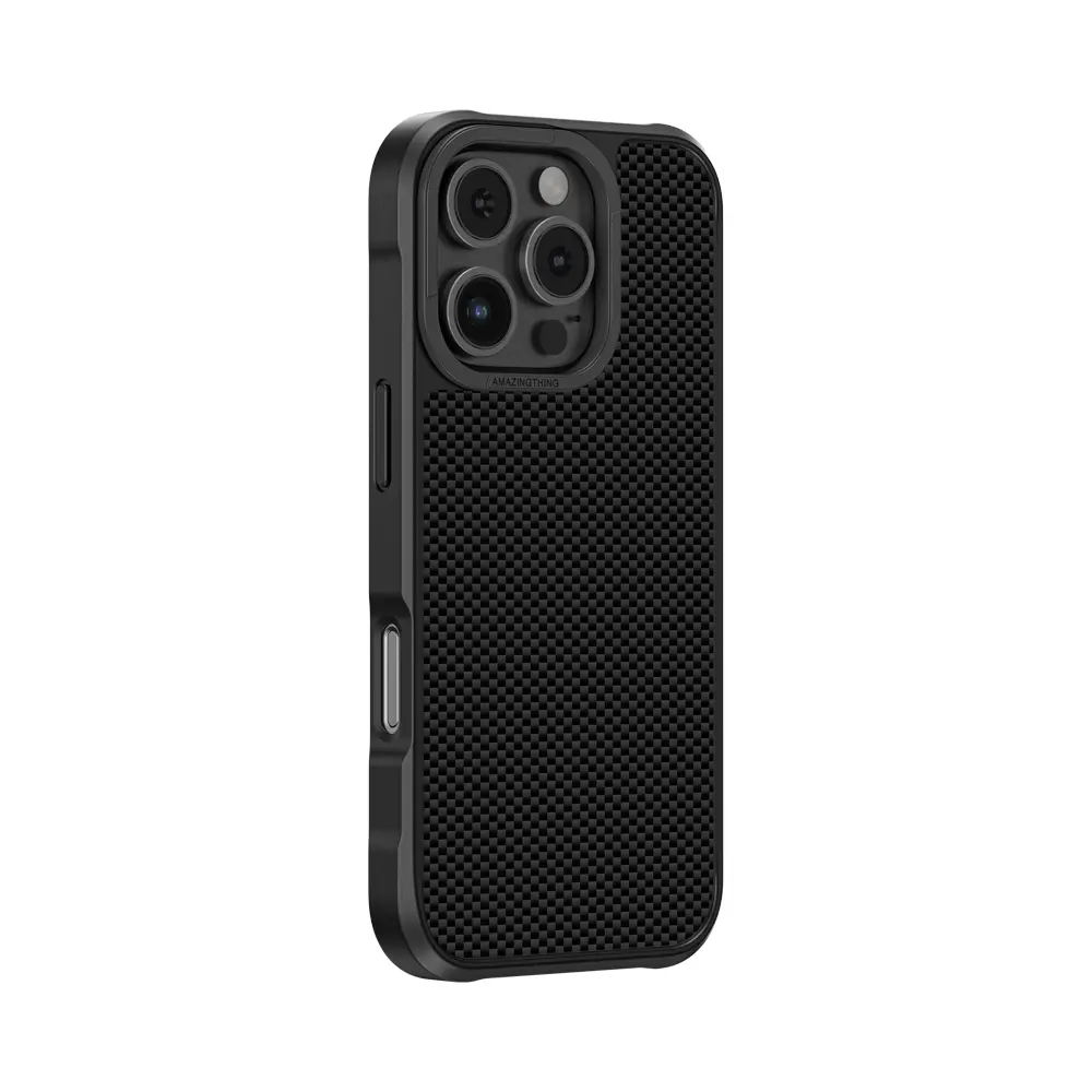 iPhone 16 Pro MagSafe Uyumlu Aramid Fiber Kılıf - Amazingthing Titan Max
