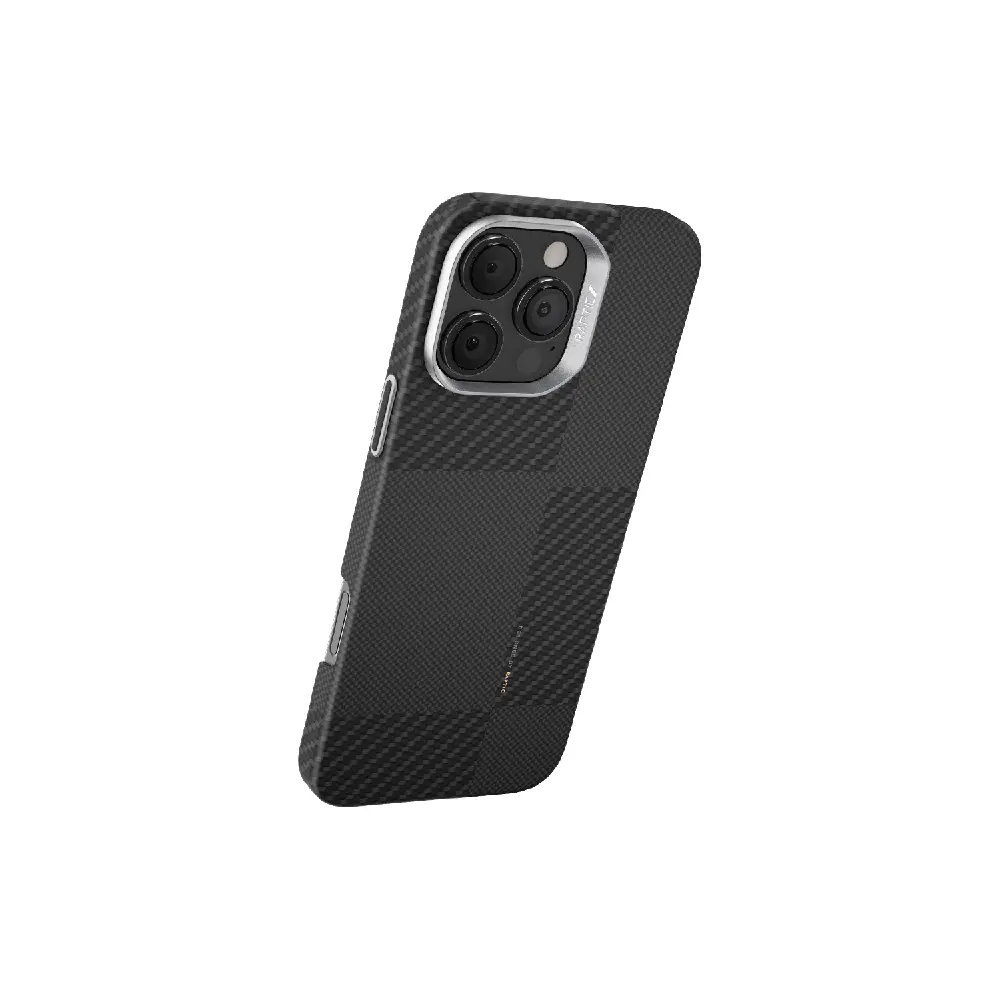 iPhone 16 Pro MagSafe Uyumlu Aramid Fiber Kılıf - Raptic Croxx Mondrian