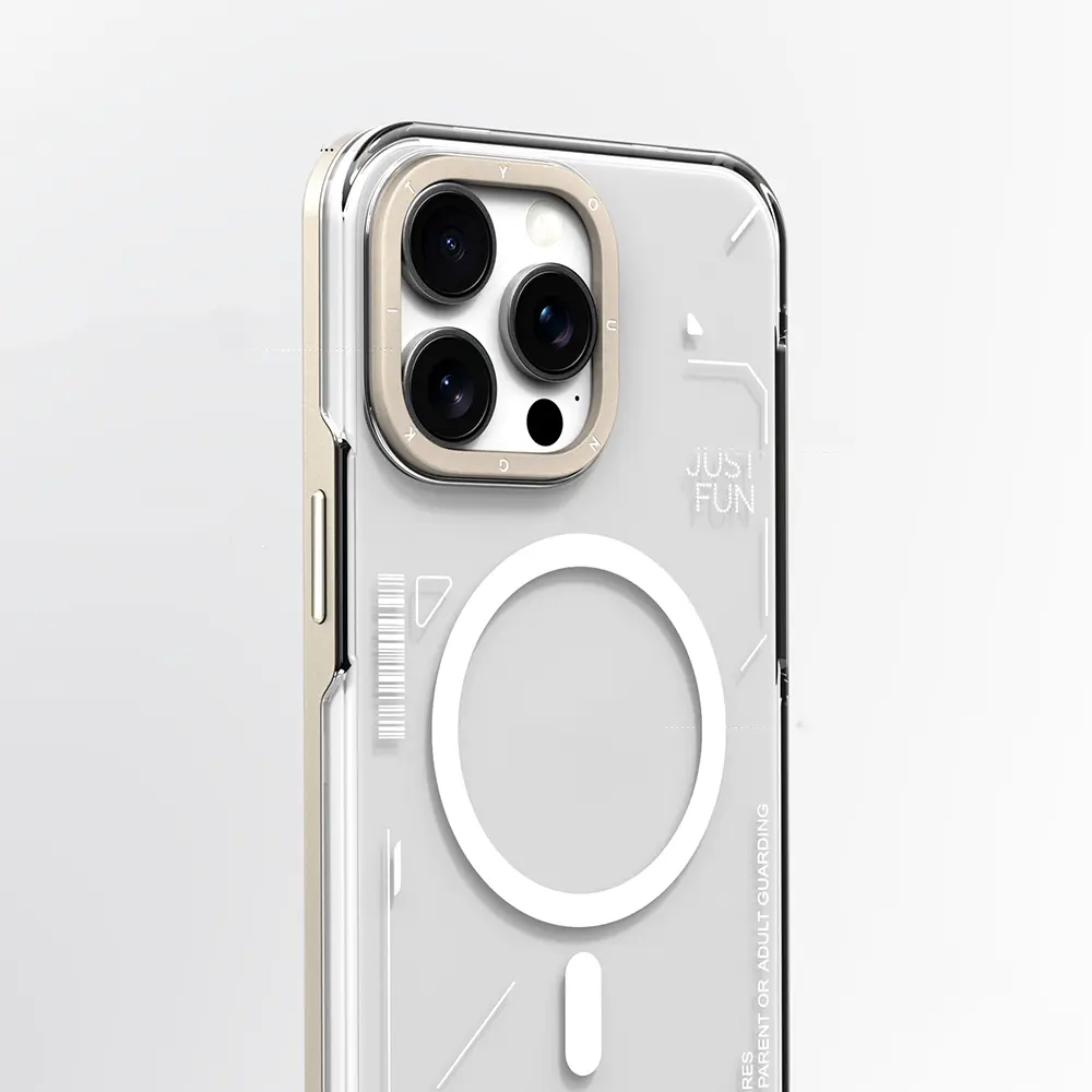 iPhone 16 Pro MagSafe Uyumlu Çıkarılabilir Arka Yüzeyli Kılıf - Youngkit Mecha