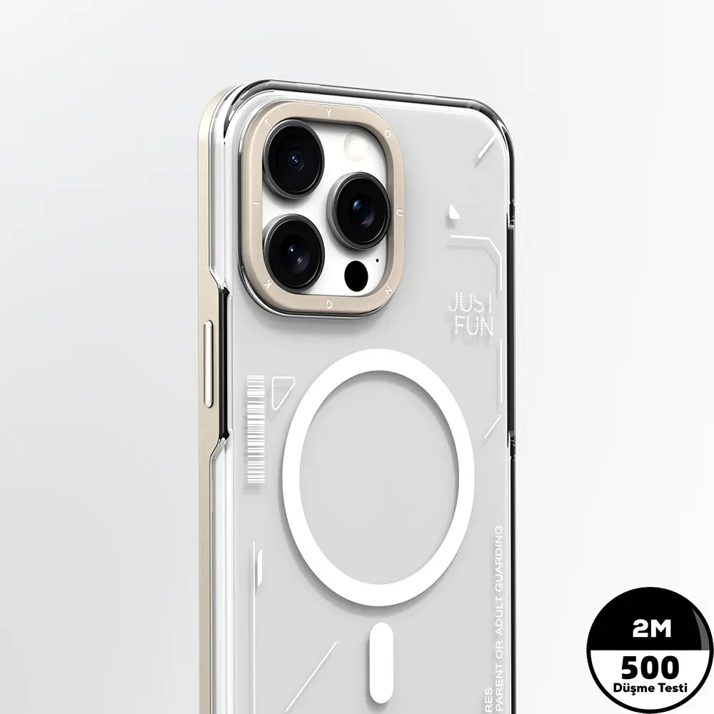 iPhone 16 Pro MagSafe Uyumlu Çıkarılabilir Arka Yüzeyli Kılıf - Youngkit Mecha