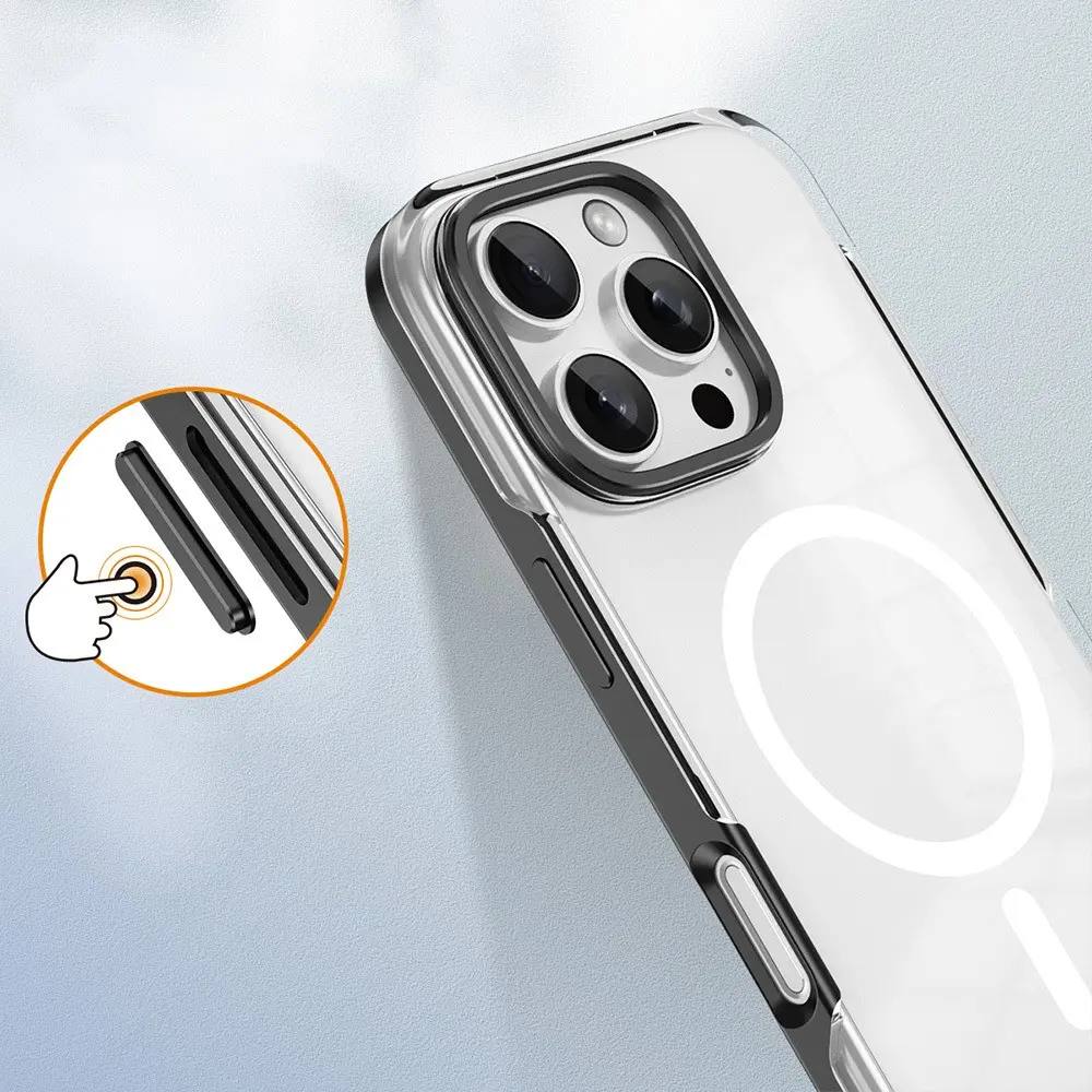 iPhone 16 Pro MagSafe Uyumlu Çıkarılabilir Arka Yüzeyli Kılıf - Zore Polar