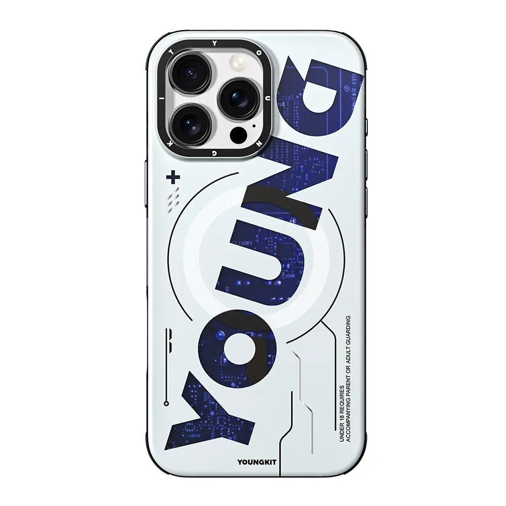 iPhone 16 Pro MagSafe Uyumlu Çift Katmanlı Kılıf - Youngkit Future