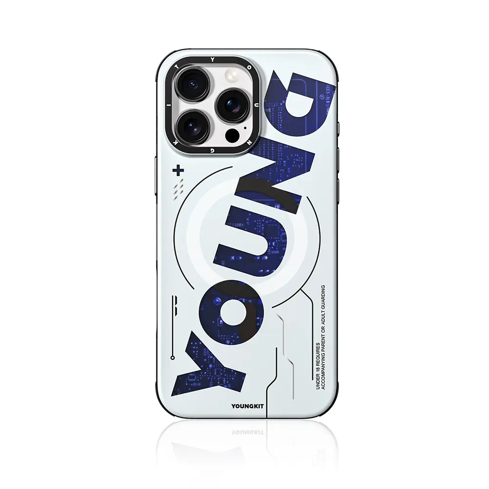 iPhone 16 Pro MagSafe Uyumlu Çift Katmanlı Kılıf - Youngkit Future