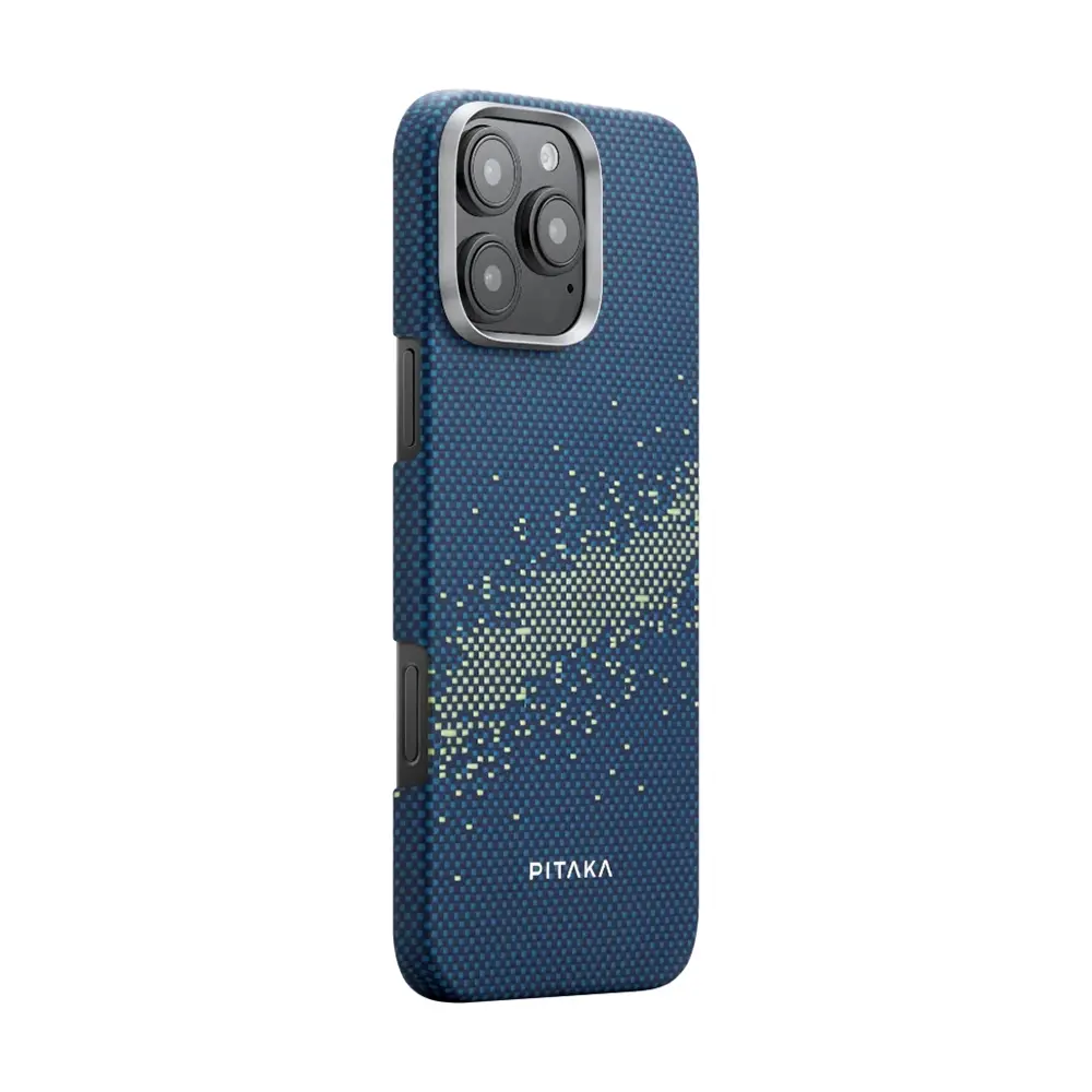 iPhone 16 Pro MagSafe Uyumlu Aramid Fiber Kılıf - Pitaka Tactile Woven Starpeak