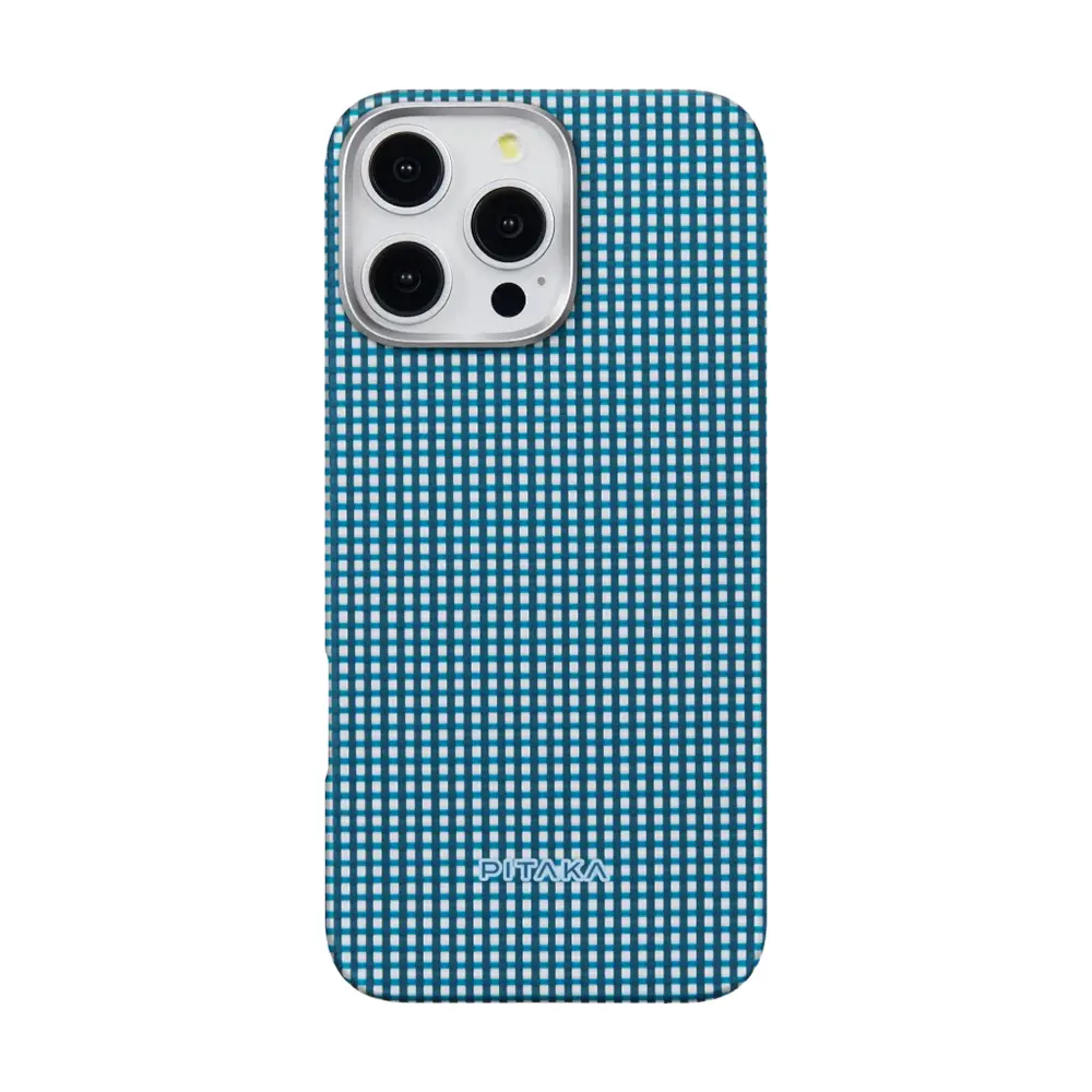 iPhone 16 Pro MagSafe Uyumlu Aramid Fiber Kılıf - Pitaka Ultra-Slim Classic