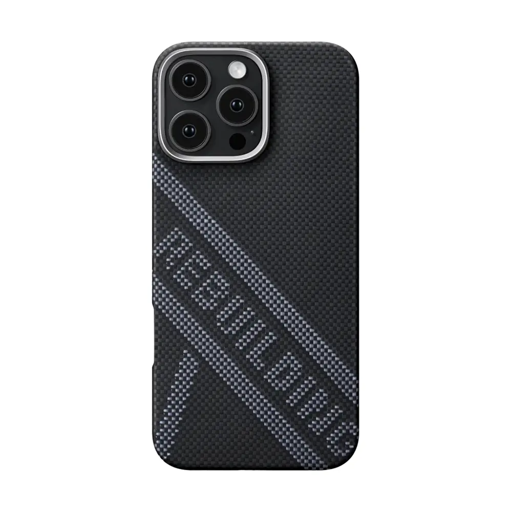 iPhone 16 Pro MagSafe Uyumlu Aramid Fiber Kılıf - Pitaka Tactile Woven Rebuilding