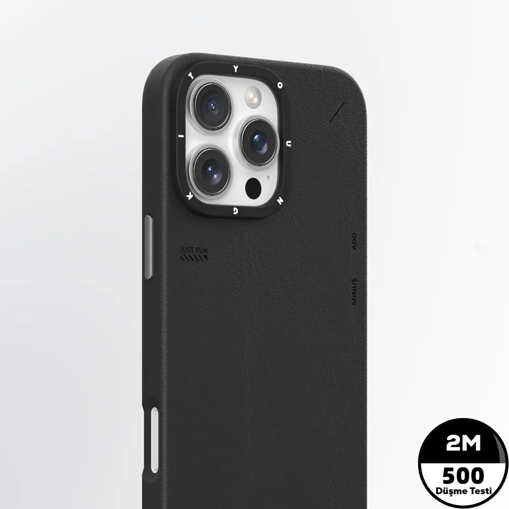 iPhone 16 Pro MagSafe Uyumlu Mat Deri Desenli Kılıf - Youngkit Tech Fashion