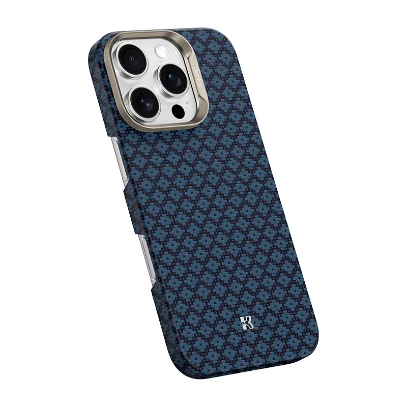 iPhone 16 Pro MagSafe Uyumlu Kevlar Karbon Kılıf - Benks ArmorAir ArmorGrid