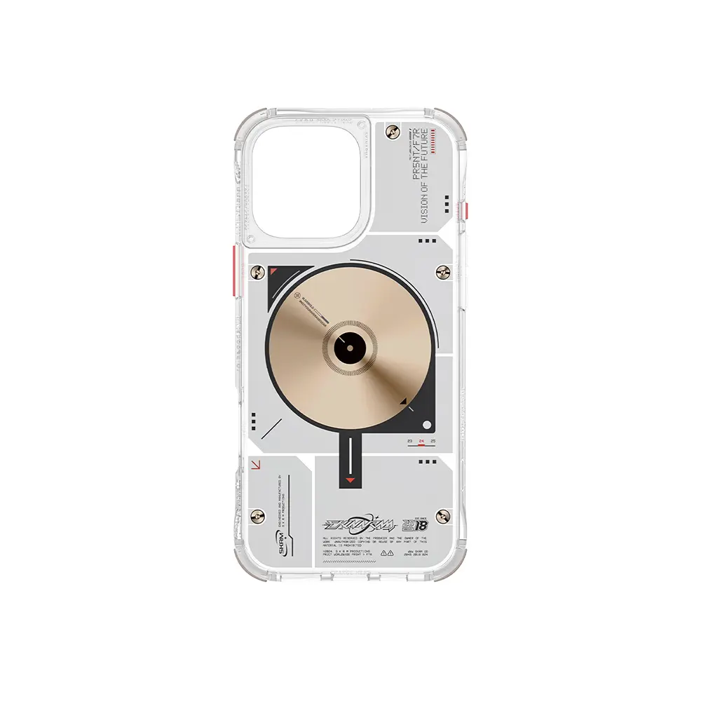 iPhone 16 Pro MagSafe Uyumlu Disk Desenli Kılıf - Skinarma Nova