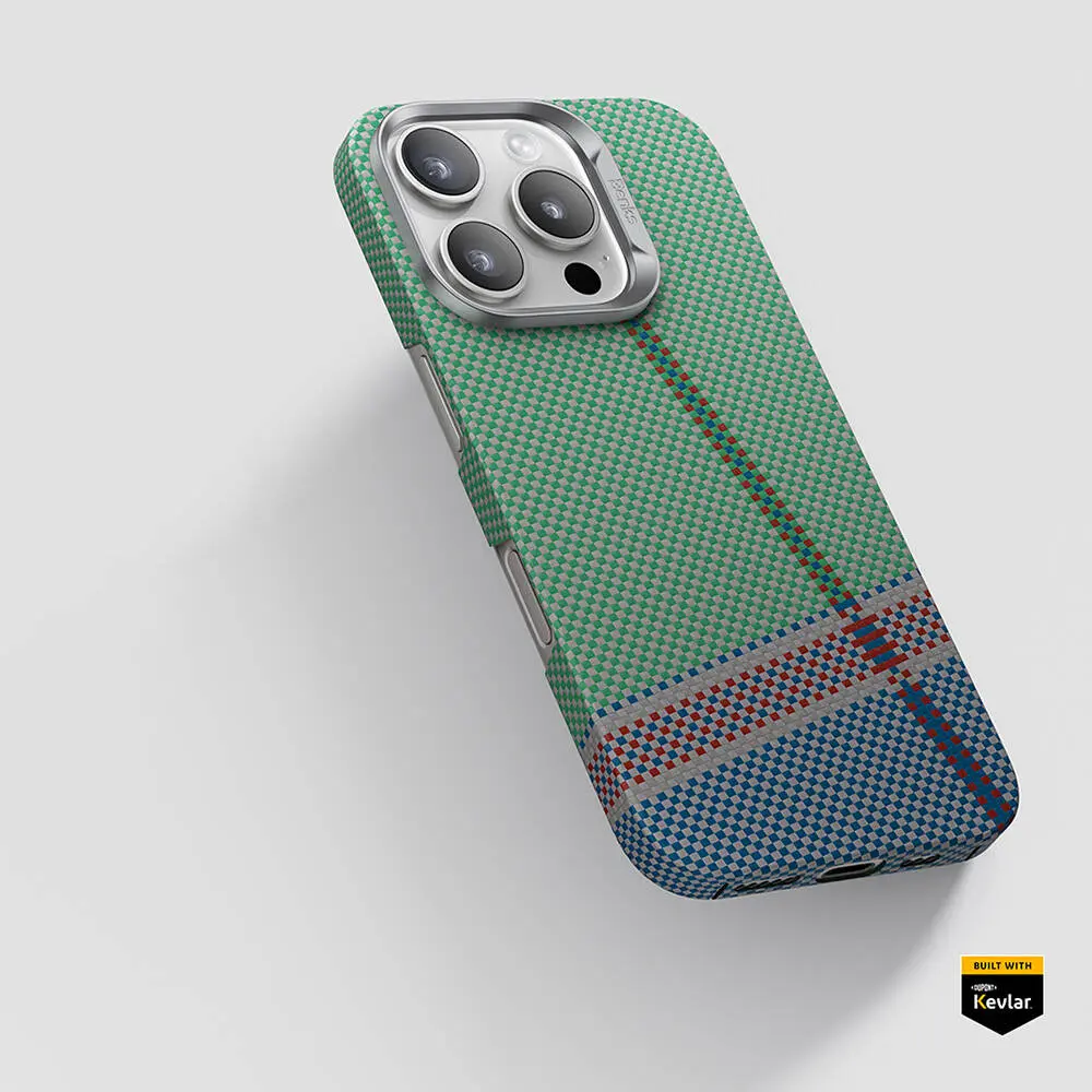 iPhone 16 Pro MagSafe Uyumlu Kevlar Kılıf - Benks ArmorAir Passion Green