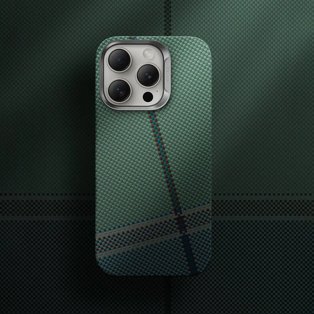 iPhone 16 Pro MagSafe Uyumlu Kevlar Kılıf - Benks ArmorAir Passion Green