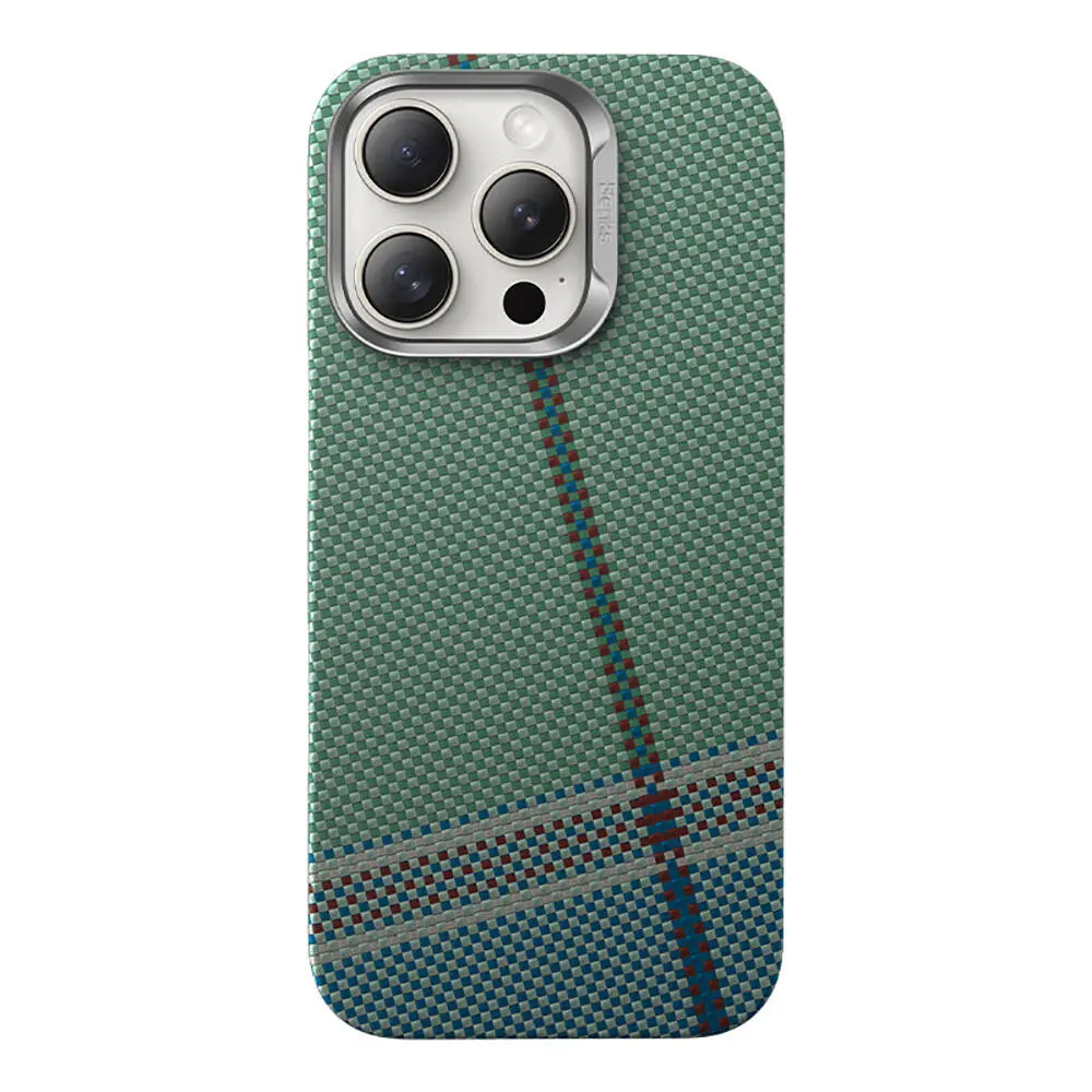 iPhone 16 Pro MagSafe Uyumlu Kevlar Kılıf - Benks ArmorAir Passion Green
