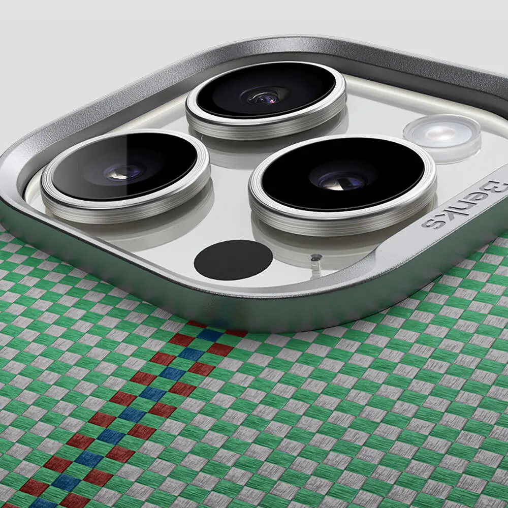 iPhone 16 Pro MagSafe Uyumlu Kevlar Kılıf - Benks ArmorAir Passion Green