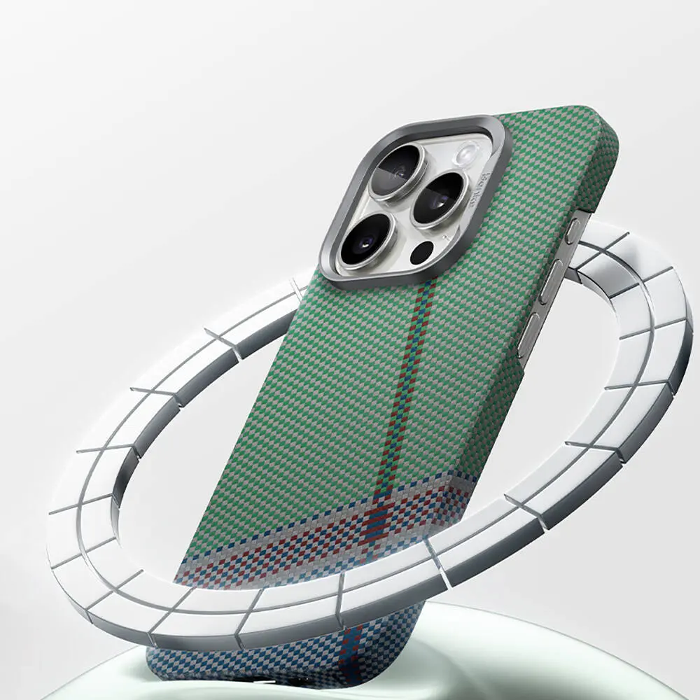 iPhone 16 Pro MagSafe Uyumlu Kevlar Kılıf - Benks ArmorAir Passion Green