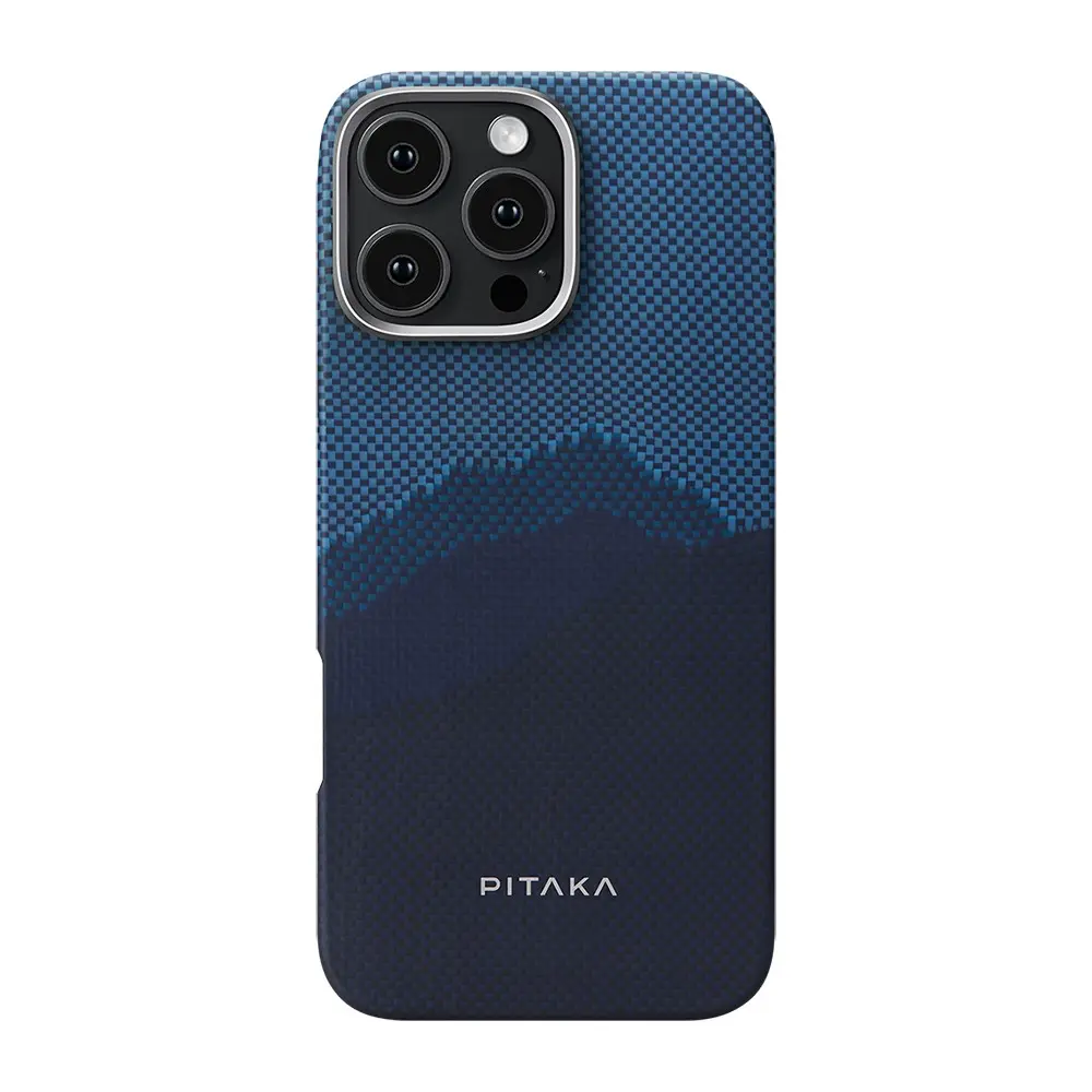 iPhone 16 Pro MagSafe Uyumlu Aramid Fiber Kılıf - Pitaka Tactile Woven Starpeak