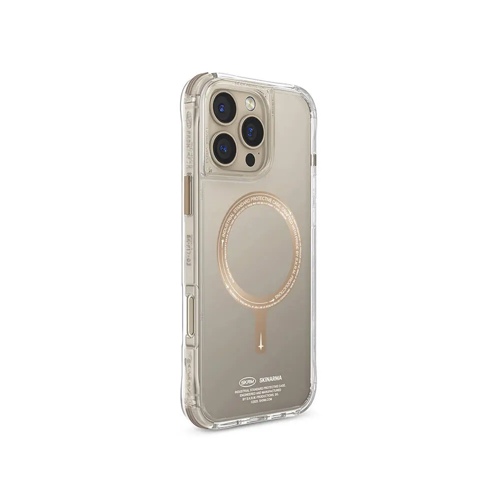 iPhone 16 Pro MagSafe Uyumlu Şeffaf Kılıf - Skinarma Saido Prime
