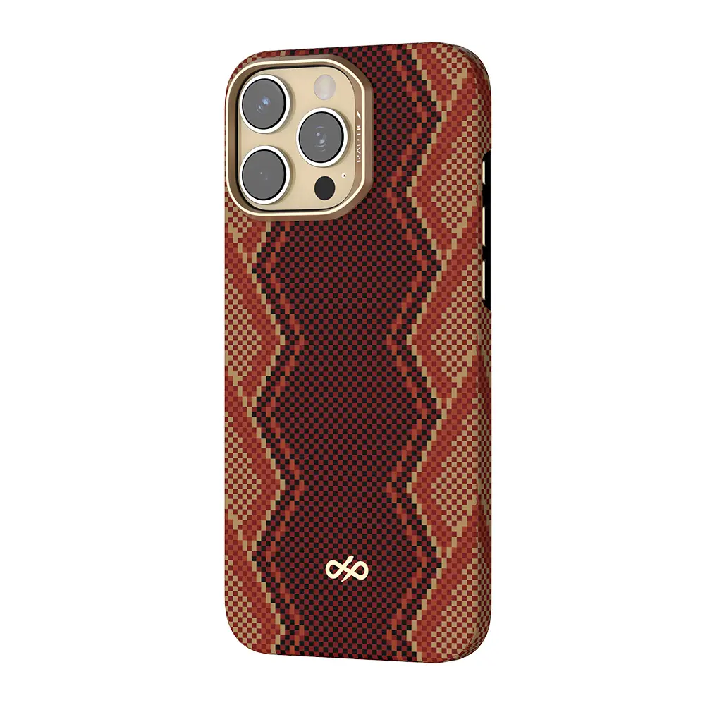 iPhone 16 Pro MagSafe Uyumlu Aramid Fiber Kılıf - Raptic Aramid Skin Bionic