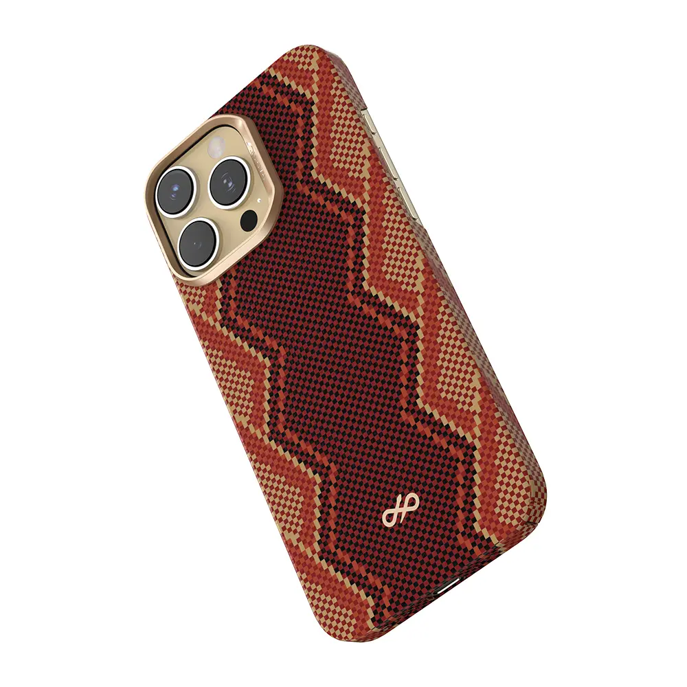 iPhone 16 Pro MagSafe Uyumlu Aramid Fiber Kılıf - Raptic Aramid Skin Bionic