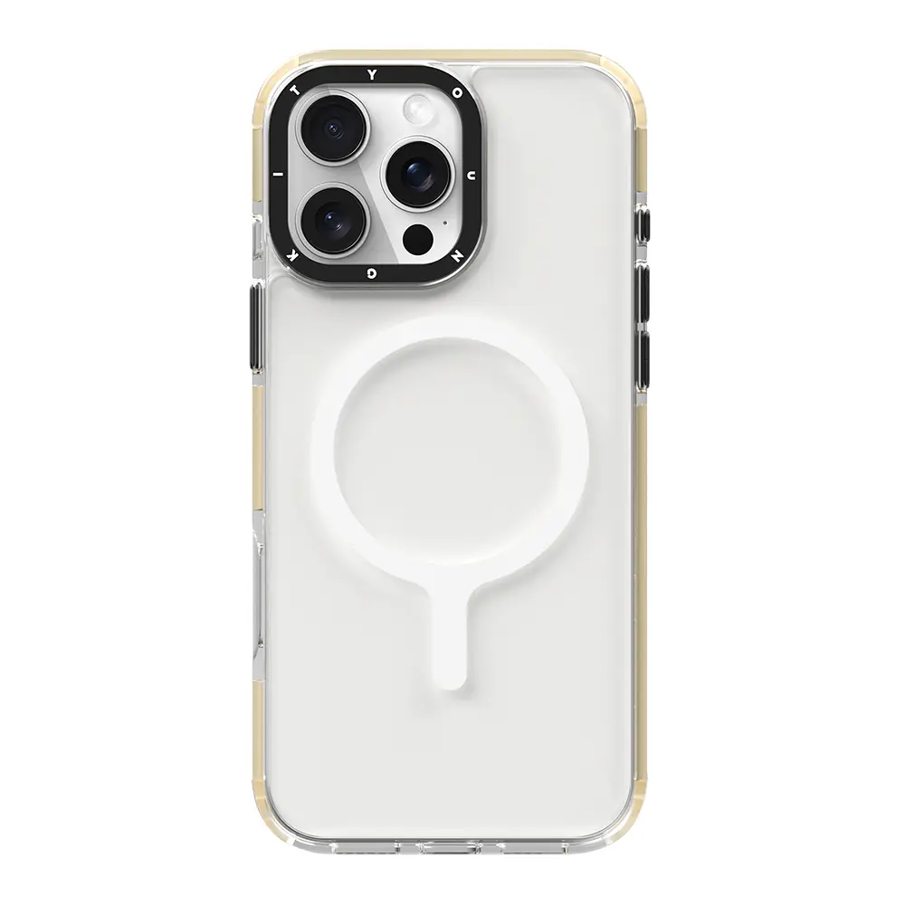iPhone 16 Pro MagSafe Uyumlu Şeffaf Kılıf - YoungKit Crystal Color