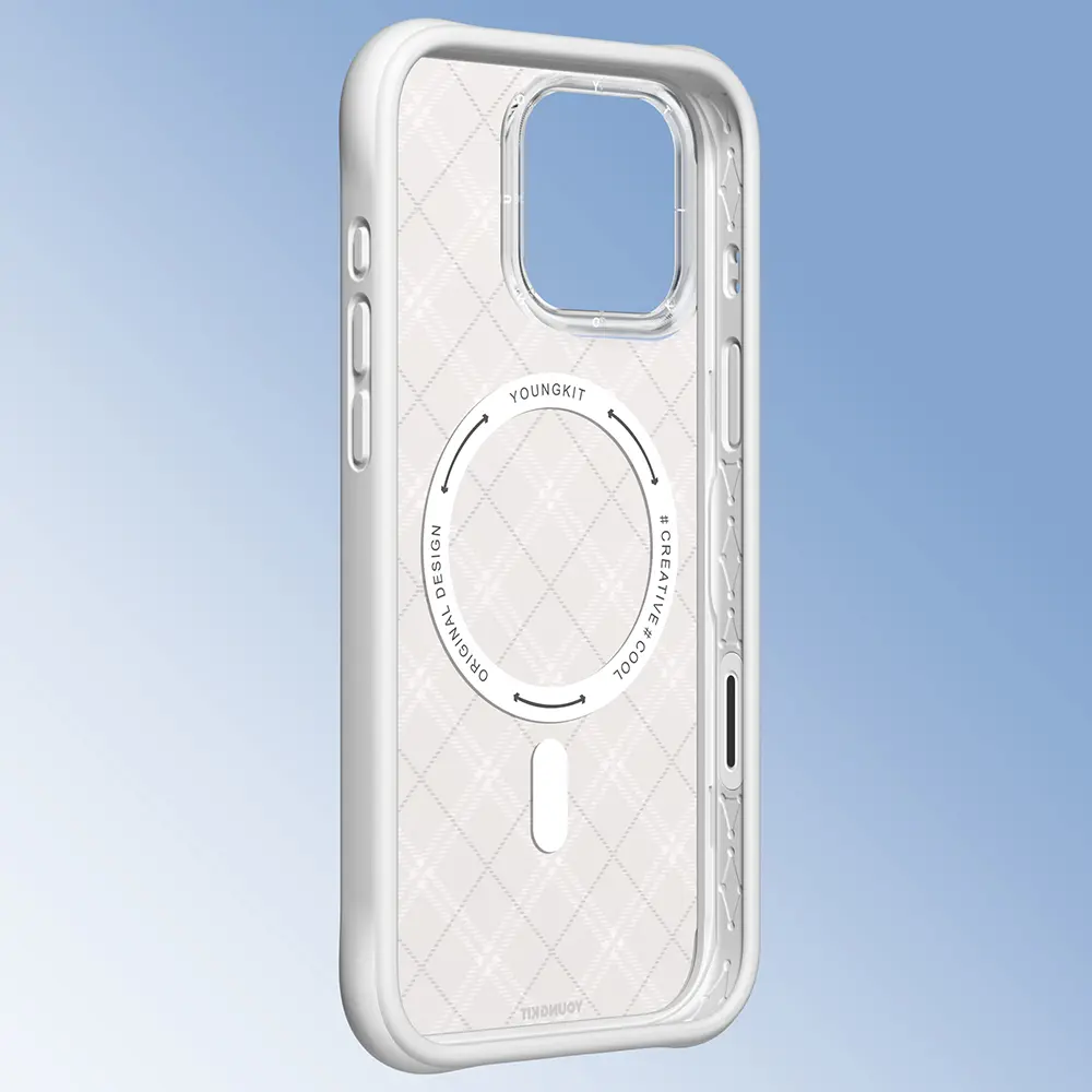 iPhone 16 Pro MagSafe Uyumlu Kılıf - Youngkit Argyle Serisi