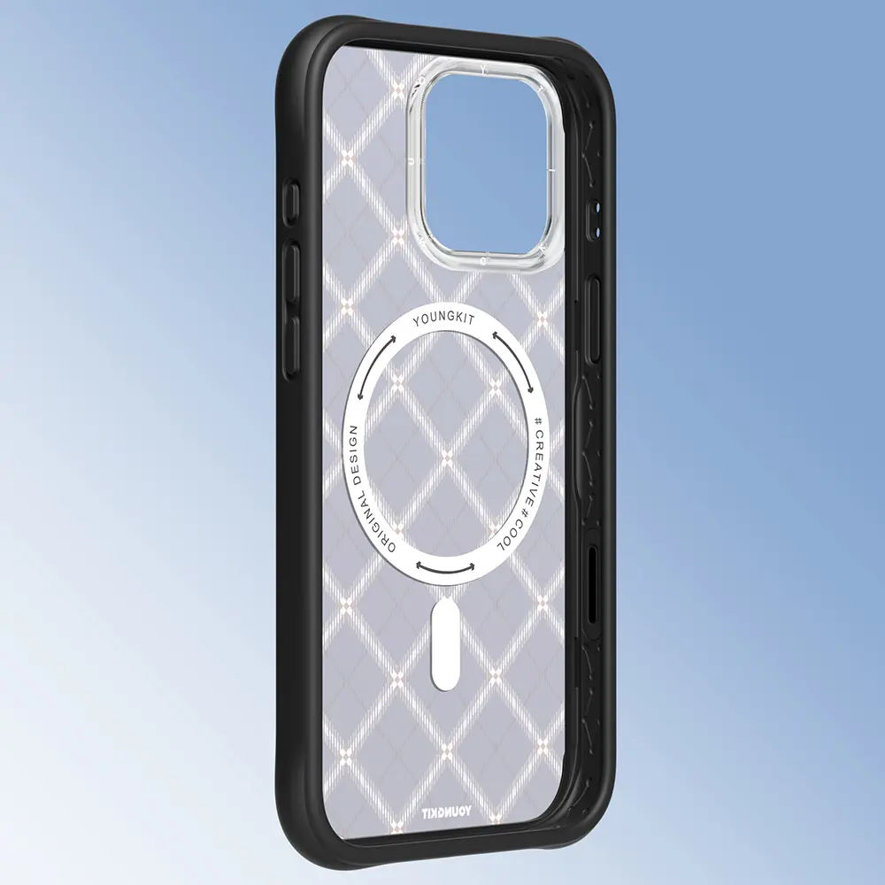 iPhone 16 Pro MagSafe Uyumlu Kılıf - Youngkit Argyle Serisi