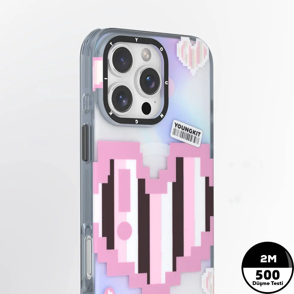 iPhone 16 Pro MagSafe Uyumlu Kılıf - Youngkit Love Serisi