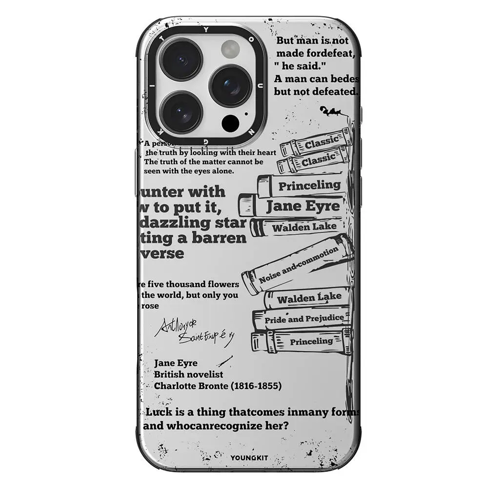iPhone 16 Pro MagSafe Uyumlu Kılıf - Youngkit Literary Classic