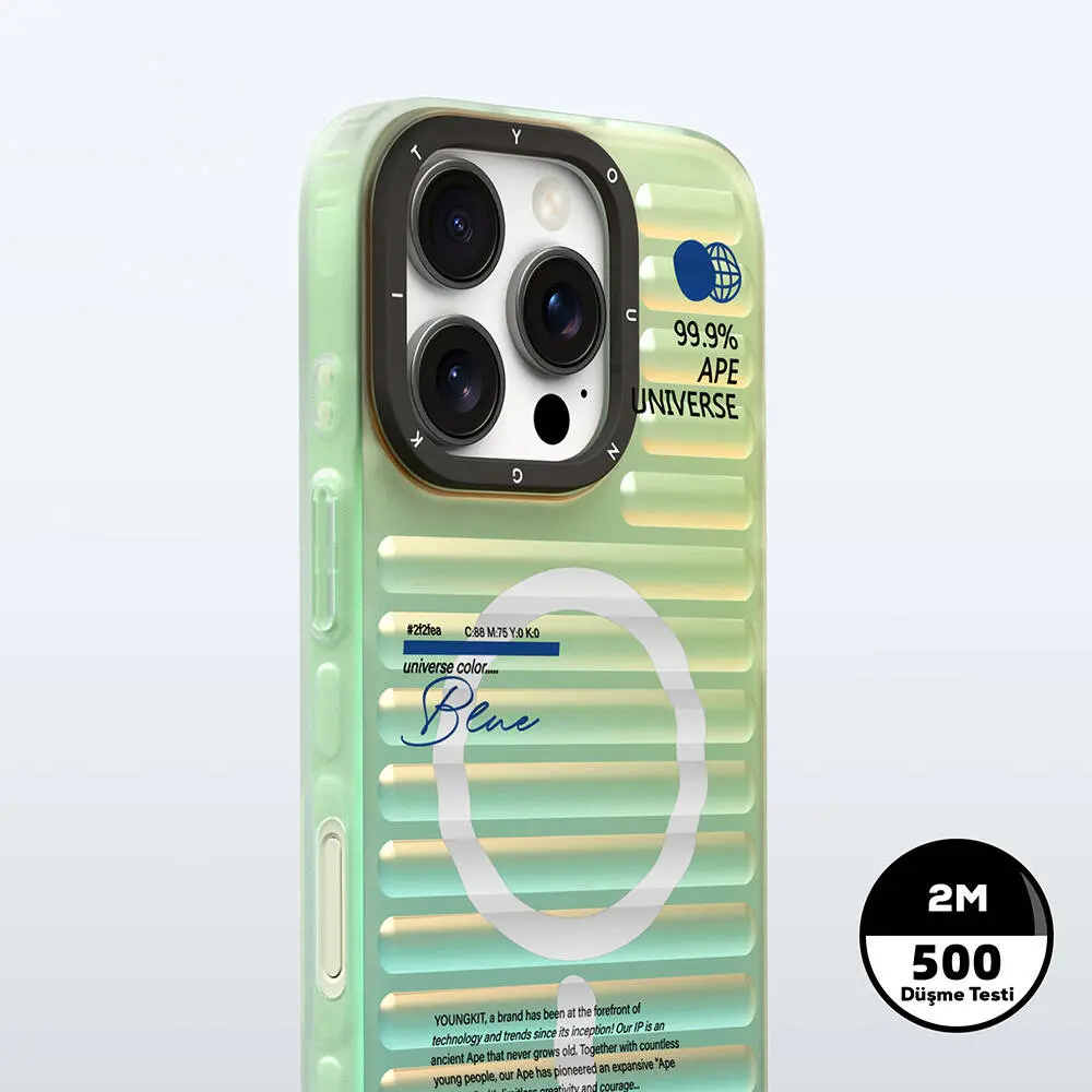iPhone 16 Pro MagSafe Uyumlu Renk Değiştiren Kılıf - Youngkit Chameleon