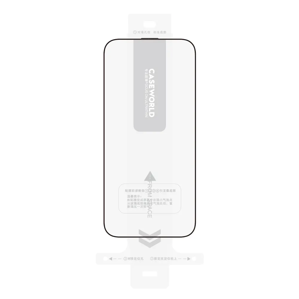 iPhone 16 Pro Max 0.15 mm 3D Temperli Cam Ekran Koruyucu - CaseWorld Armor