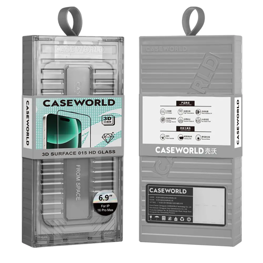 iPhone 16 Pro Max 0.15 mm HD 3D Cam Ekran Koruyucu - CaseWorld Ultra-Thin