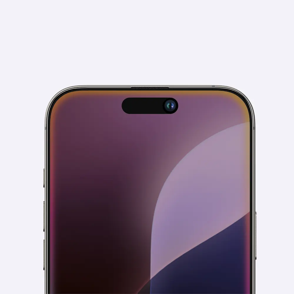iPhone 16 Pro Max Gizlilik Filtreli Temperli Cam Ekran Koruyucu - Amazingthing Titan Privacy