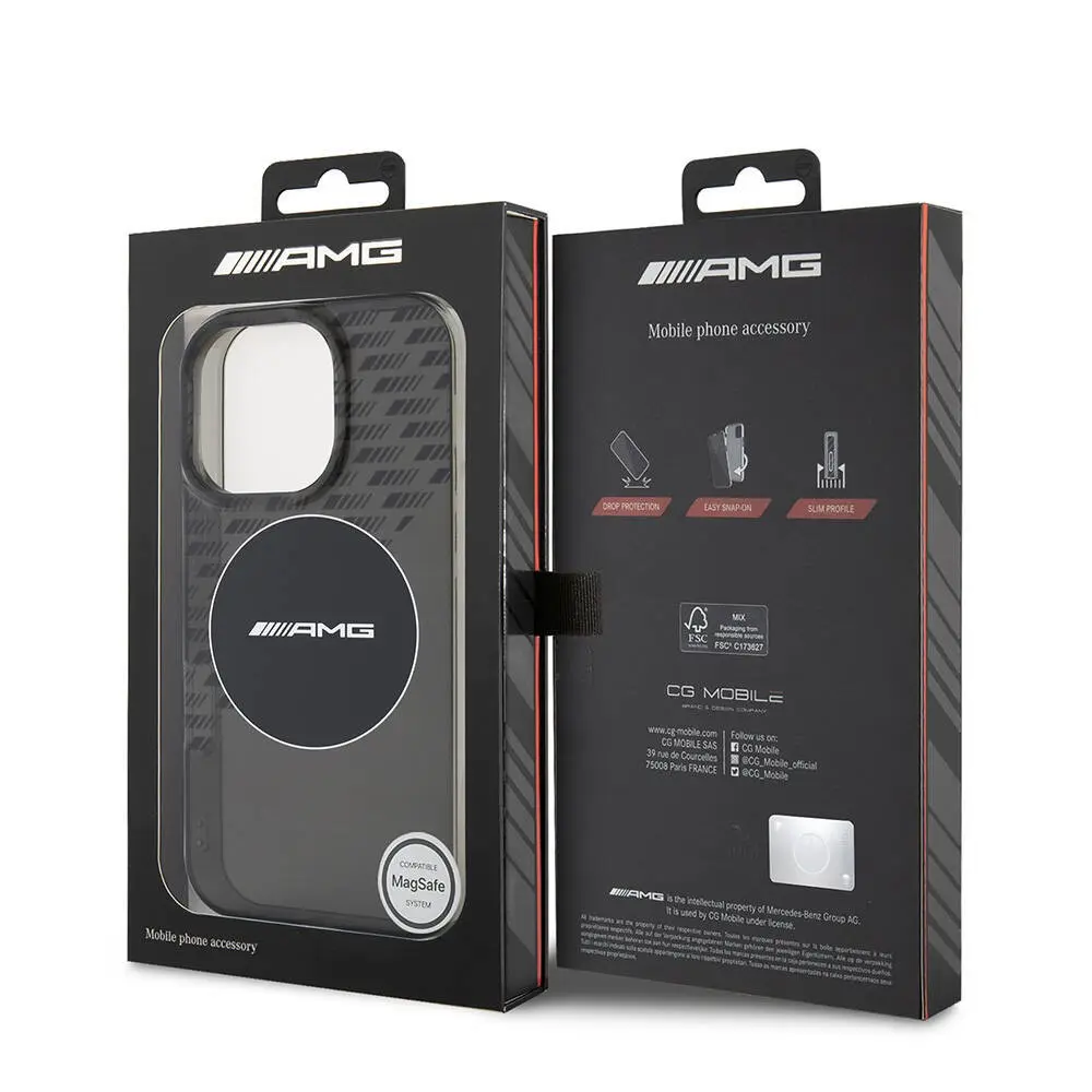 iPhone 16 Pro Max MagSafe Uyumlu Kılıf - AMG Lisanslı Smoked