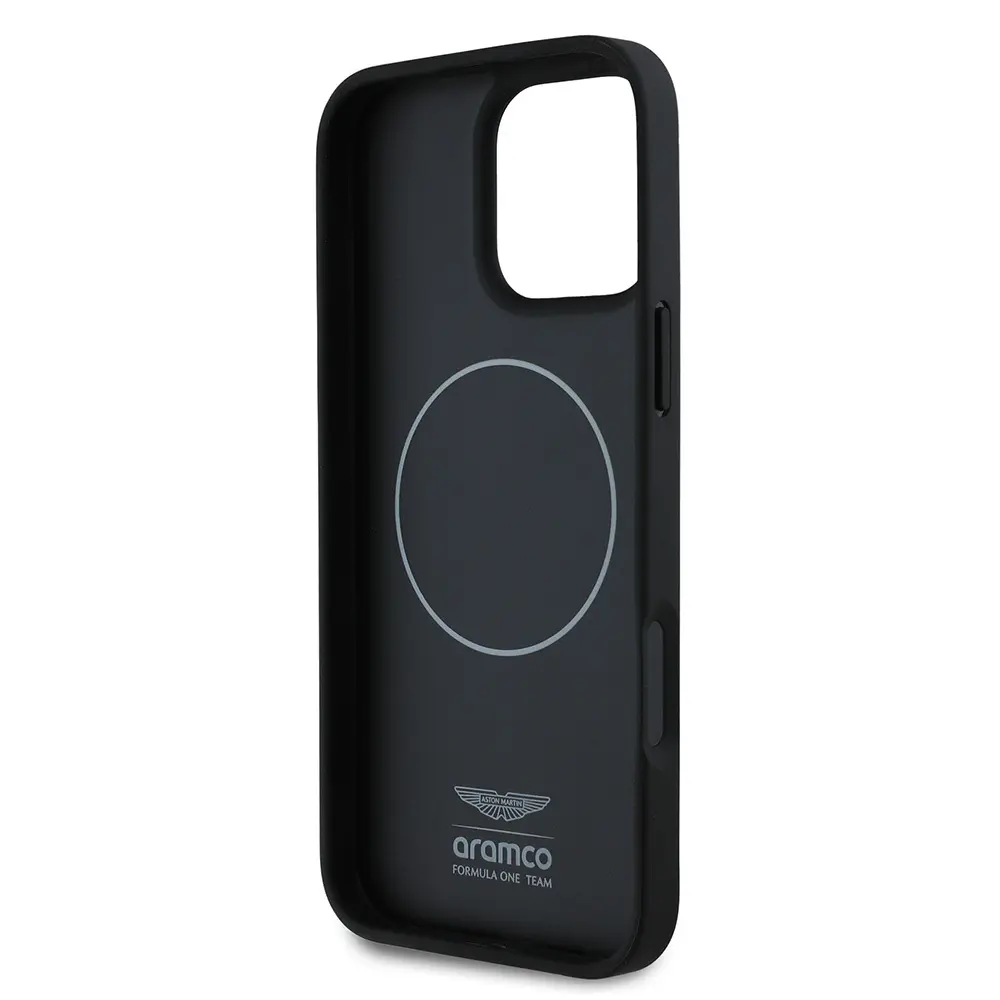 iPhone 16 Pro Max MagSafe Uyumlu PU Deri Kılıf - Aston Martin Alonso 14