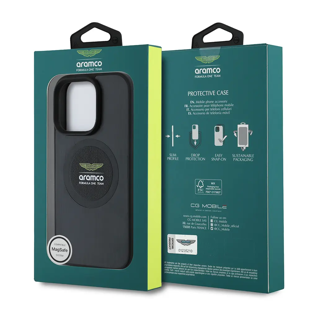 iPhone 16 Pro Max MagSafe Uyumlu Kılıf - Aston Martin Formula One Team