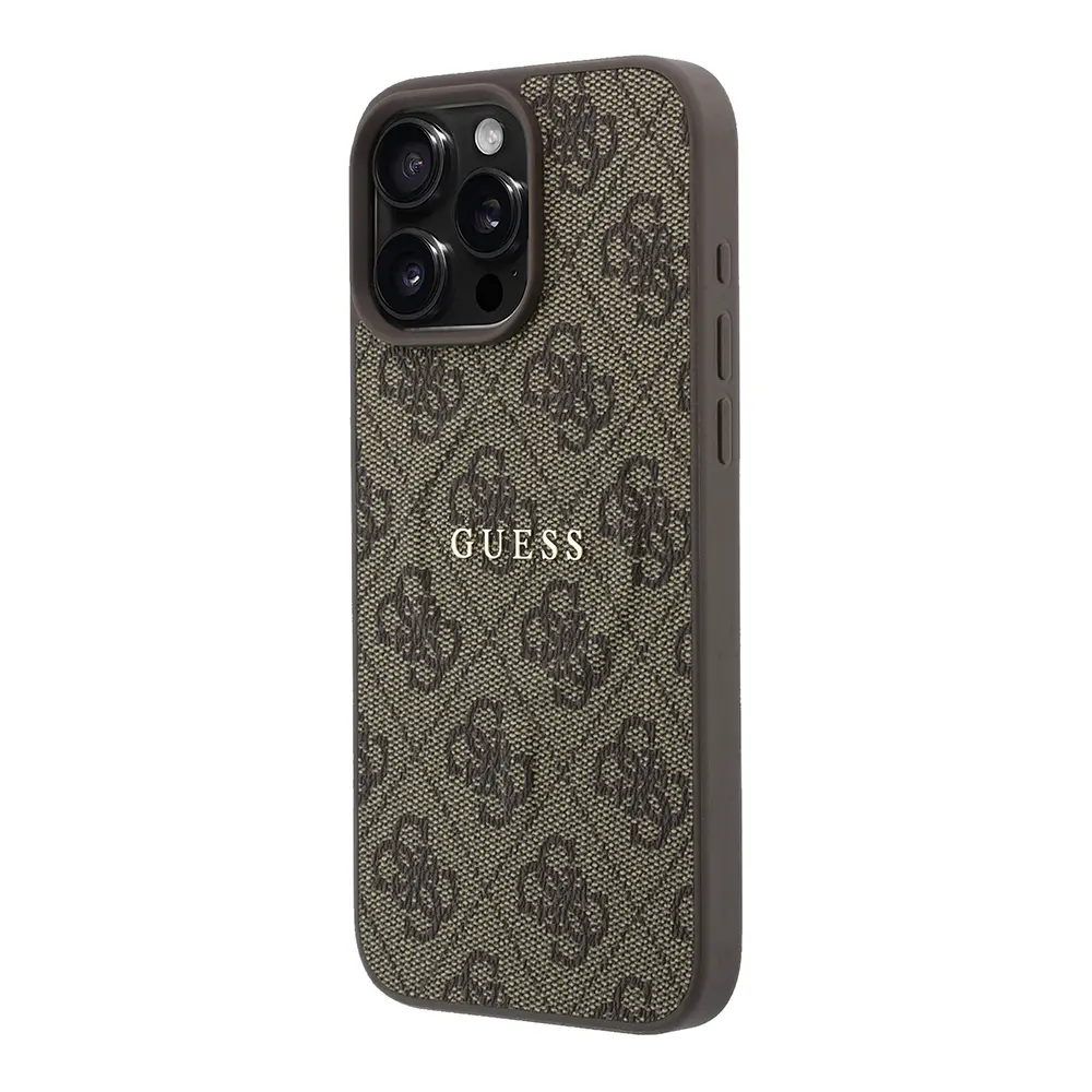 iPhone 16 Pro Max MagSafe Uyumlu 4G Desenli Kılıf - Guess Lisanslı